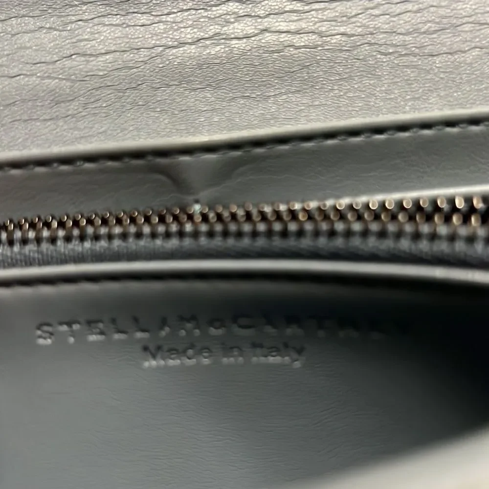 Stella McCartney Gray Suede Long Wallet